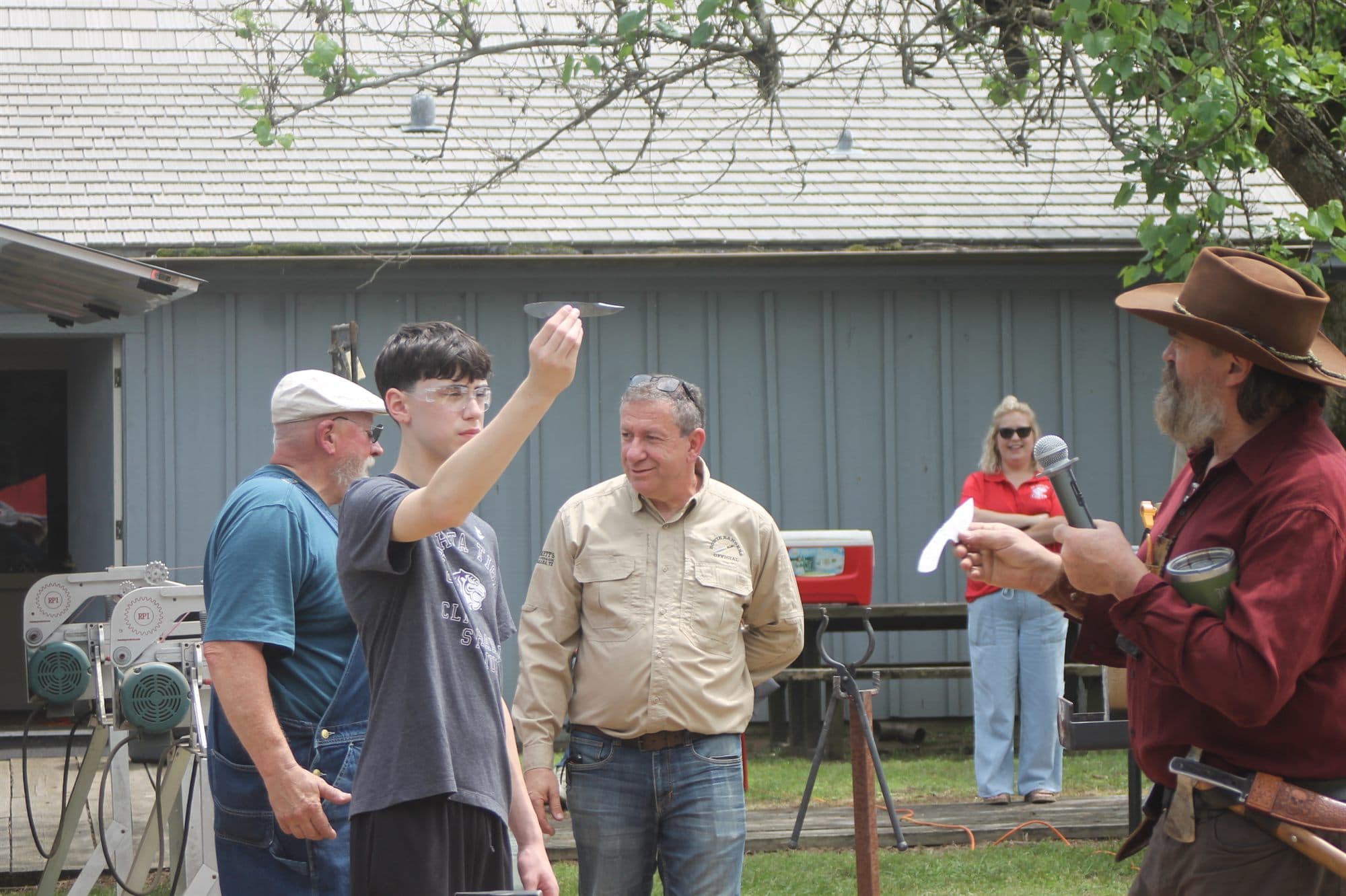 Knife-Throwing Demonstration