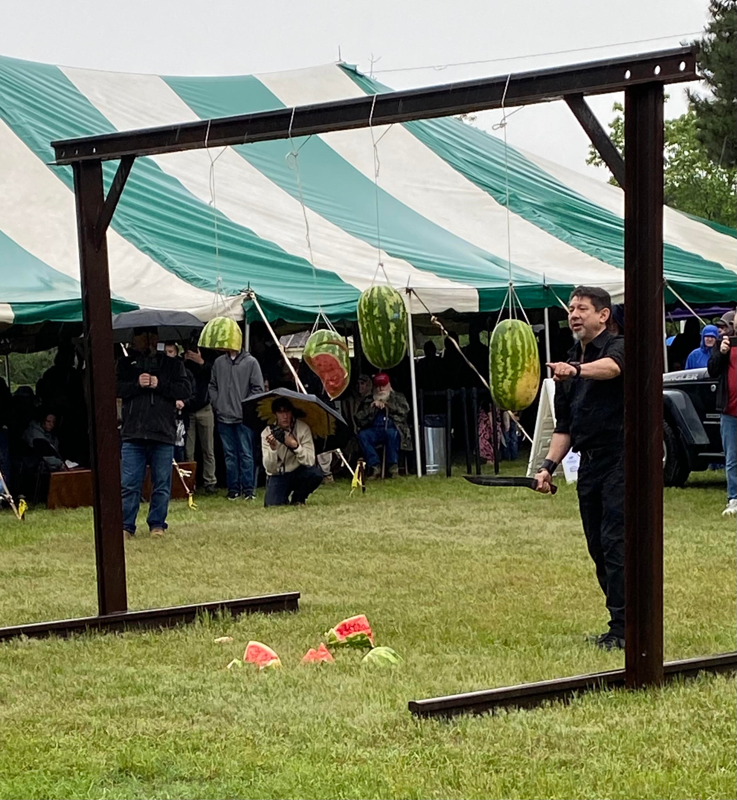 Doug Marcaida Watermelon Cutting